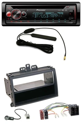 Pioneer USB DAB MP3 Bluetooth CD Autoradio für Hyundai i20 08-11 Rubber-Touch Ab - Bild 1 von 4
