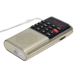 L‑328 Mini FM Radio Speaker Portable Multifunction USB Music MP3 Player With ECA - Picture 1 of 22