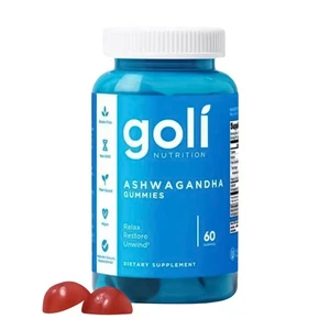 Goli Nutrition Ashwagandha Gummies Mixed Berry 60 unidades NUEVO Y SELLADO - Imagen 1 de 3