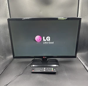 LG 22MT44D-PZ 22" TV - FHD LED TV Monitor HD Black With Remote - 19v - Picture 1 of 11