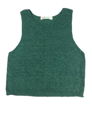 Свитер-жилет Free People FP Beach Small Green Freya легкий уютный многослойный - Изображение 1 из 4