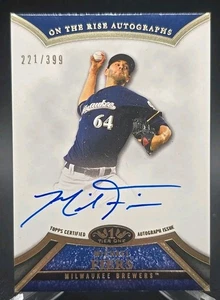 2013 Topps Tier One On the Rise Autogramm /399 Mike Fiers Michael Fiers #ORA-MF1 Autogramm - Bild 1 von 5