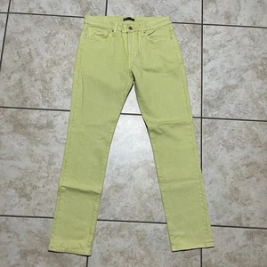 Levi's 511 Slim Made & Crafted Mens Size 32x32 Lime Green Denim Jeans Sample - Picture 1 of 9