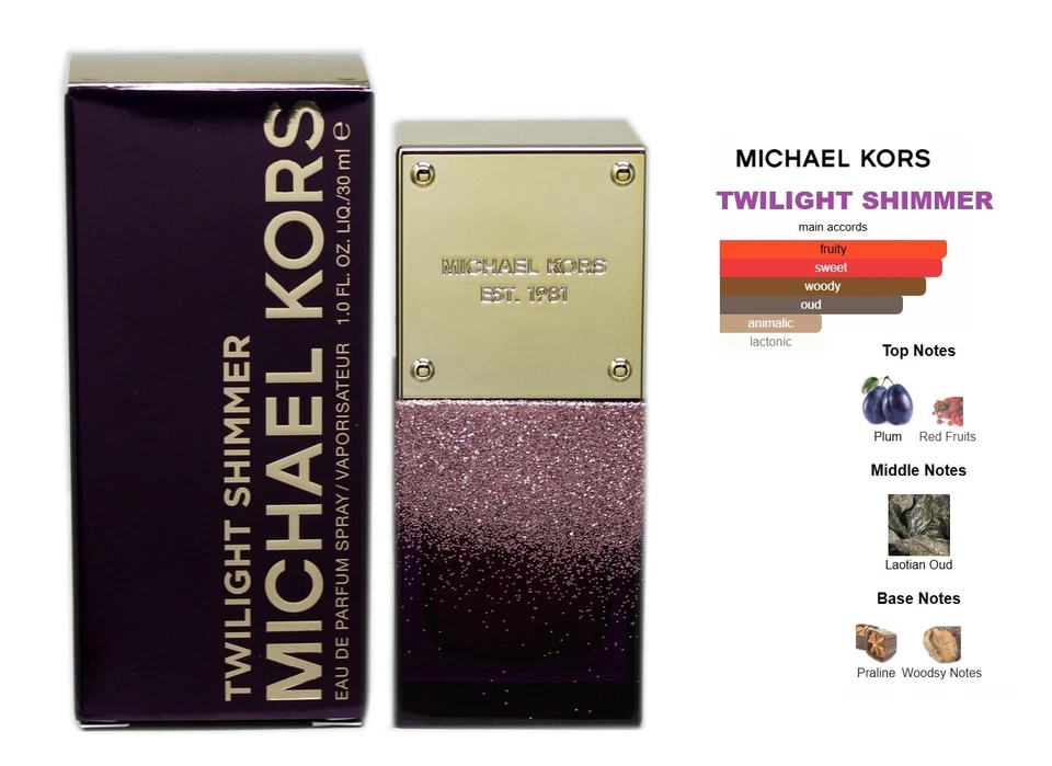 Michael Kors TWILIGHT SHIMMER Eau de Parfum Spray 1.0 OZ NUEVO EN CAJA Foto 1 de 1