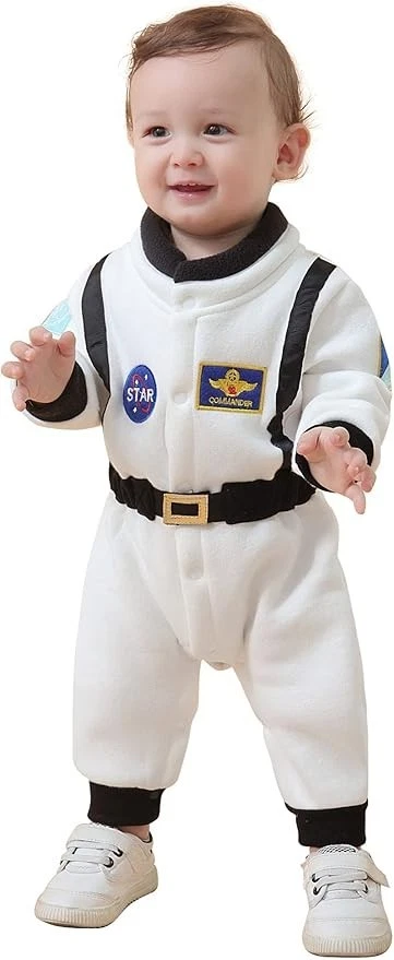 NUEVO Disfraz de Astronauta Bebé Niño Pequeño Traje Espacial Talla 3-4 Años Foto 1 de 4