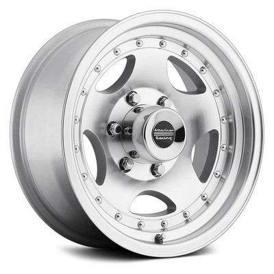 American Racing AR23 1PC Wheel 16x8 (0, 8x165.1, 130.81) Silver Single Rim Foto 1 de 2
