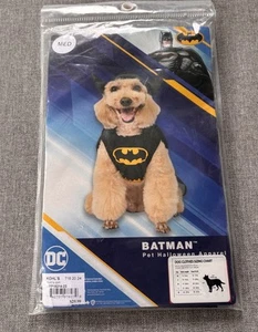 New DC Comics: Batman Hooded Halloween Pet Dog Costume Medium - Picture 1 of 2