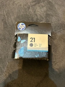 HP 21 Black Oryginalny oryginalny wkład atramentowy Wydajność strony 190 (P/N C9351AE) październik 2018 - Zdjęcie 1 z 2