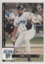 1998 Blueline Q Cards Portland Sea Dogs 5th Anniversary Marc Valdes #29
