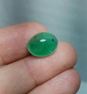 Natural Emerald Cabochon, Emerald Oval For Jewellery, Emerald May Birthstone. - Picture 1 of 3