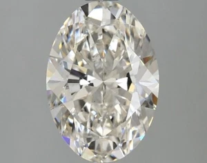 Lab Grown 2.21 Ct OVAL Cut H Color VS1 Clarity IGI Certified CVD Diamond - Picture 1 of 10