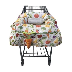 Boppy Shopping Cart Cover, Multi-Color Farmers Market Veggies, with Changeabl - Picture 1 of 5