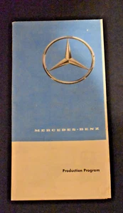 *Original* Gran programa de producción Mercedes Benz años 60 desplegable gráfico de ventas - Imagen 1 de 8