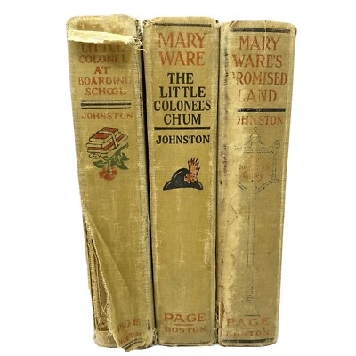 Vintage 1912 Set of 3 Mary Ware Annie Fellows Johnston HC Books Foto 1 de 4
