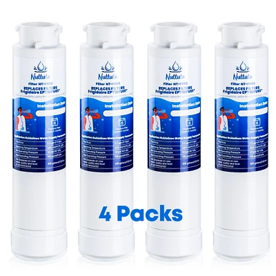 EPTWFU01 Refrigerator Water Filter Fit for EWF02,012505454226, 4562222, 4 Packs - Image 1 of 4
