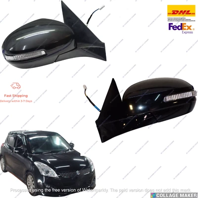 Espejo retrovisor L & R 84702M74LE05PK y 84701M74Le05PK apto para Suzuki Swift 2011-2017 Foto 1 de 4