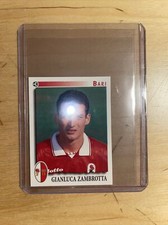 1997-98 Panini Footballers GIANLUCA ZAMBROTTA ROOKIE Sticker RC #38 Bari Psa
