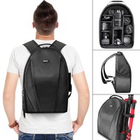 Vivitar Camera Backpack Bag for DSLR and Lens - Padded Case for Canon Nikon Sony