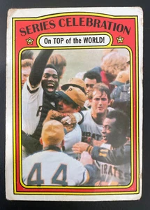 1972 Topps #230 - 1971 WS SERIES CELEBRATION - On Top Of The World - VG - Picture 1 of 5