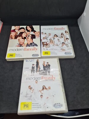 Modern Family Seasons 1-3 Box Set DVD, 2012 Region 4 Good Condition Series 1,2,3 - image 1 of 4