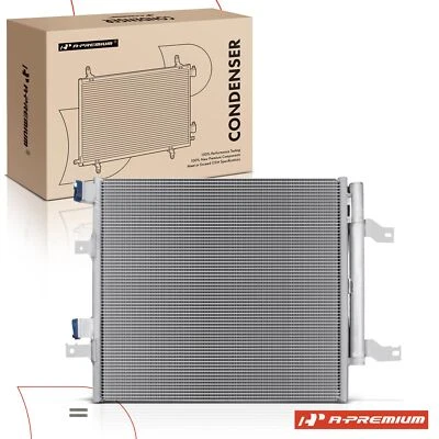 AC Condenser w/ Receiver Drier for Jaguar XF XJ 2011-2019 XK 2013-2015 XKR XKR-S - Image 1 of 4