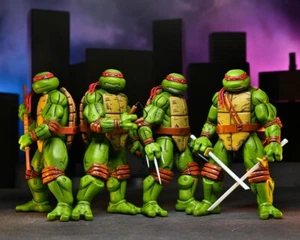 Tortugas Ninja Turtles TMNT Leonardo, Raphael, Michelangelo, Donatello NECA - Imagen 1 de 24