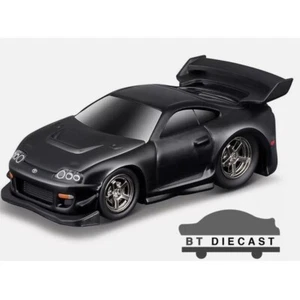 MAISTO MUSCLE MACHINES 1995-97 TOYOTA SUPRA MK4 1/64 BLACKOUT MATTE BLACK 15585 - Picture 1 of 2