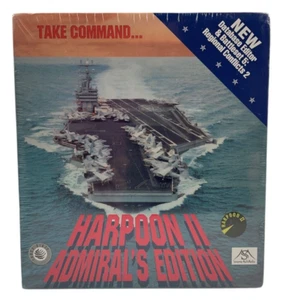 Harpoon 2 II Admiral’s Edition IBM PC Big Box - Nuovo Sigillato - Vintage 1996 - Foto 1 di 12