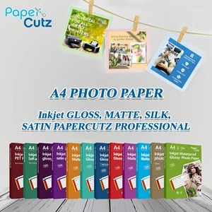 A4 INKJET PHOTO PAPER FULL RANGE GLOSS MATTE, PAPERCUTZ PROFESSIONAL  - Picture 1 of 37