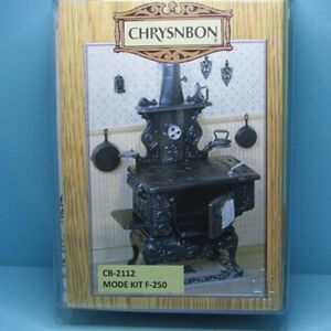 Dollhouse Miniature Chrysnbon Old Fashion Cook Stove Kit with Accessories CB2112