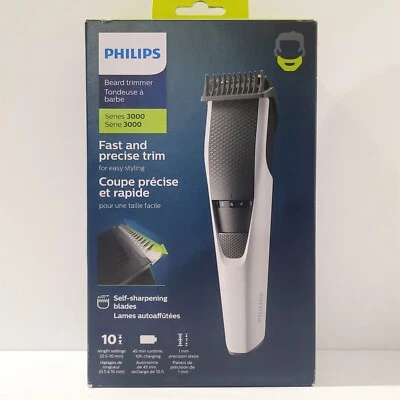 Recortadora de barba facial de precisión inalámbrica autoafilable Philips BT3206/16 Foto 1 de 4