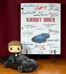Guión de piloto Knight Rider firmado - Reimpresiones de autógrafos - 104 páginas - K.I.T.T. - Imagen 1 de 8