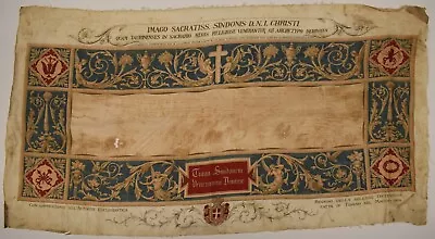 SACRA SINDONE RICORDO OSTENSIONE DEL 1898 SHROUD TURIN SAVOIA Reliquia Relic • 99.99€