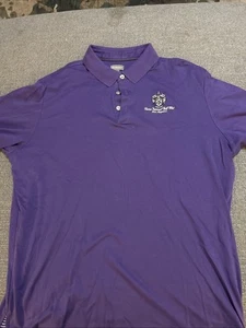 Trump National Golf Club Los Angeles Ashworth Purple Polo Shirt Mens XL - Picture 1 of 3