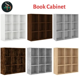 Book Cabinet Highboard Storage Book Rack Bookshelf Engineered Wood vidaXL - Picture 1 of 31