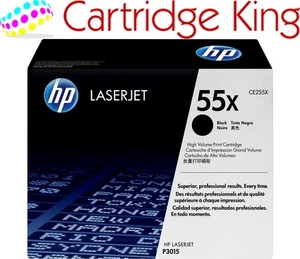 HP 55X Cartouche de toner noir haute capacité originale LaserJet rendement page 12,5K (CE25 - Photo 1/8