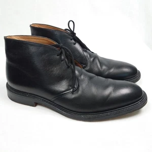 Botas Chukka Church’s Custom Grade Tasmania Cuero Negro Reino Unido 11.5 F EE. UU. 12.5 F - Imagen 1 de 16