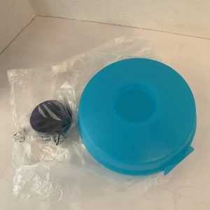 Türkisgrün Tupperware 4440B-2 Bagelhalter NEU Dip Aufbewahrung Salate - Bild 1 von 2