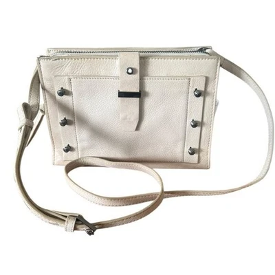 Botkier 'Warren City' Leather Adjustable Crossbody bag Dove Grey - Image 1 of 4