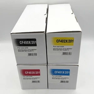 4-pak toner CF400X 401X 402X 403X do HP 201X M252 M277 kompatybilny, nowy zapieczętowany - Zdjęcie 1 z 7