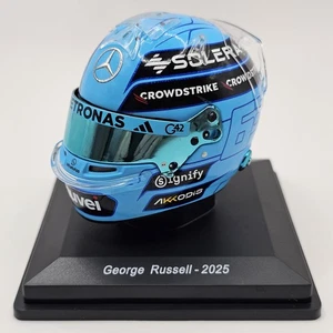 Spark George Russell Mercedes-AMG Petronas F1 Team 2025 Helmet 1/5 Scale - Picture 1 of 4