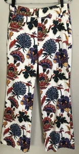 Pantalones florales para dama J.Crew reimaginados talla 6 - Imagen 1 de 14