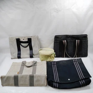 Hermes Umhängetasche Tasche 5er Set weiß Canvas 3906950 - Bild 1 von 9