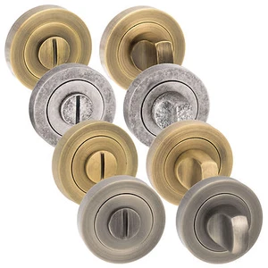 Badezimmer Daumen drehen & lösen Atlantic UK Türgriff Sortiment alt englisch - Bild 1 von 5