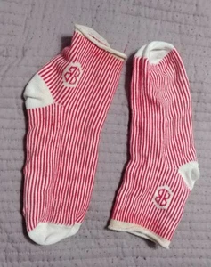 Early Childs RED And WHITE Color Socks CANDYSTRIPE/BARBERSHOP So Cute !!! - Picture 1 of 5