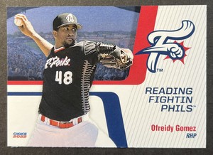 2022 Ofreidy Gomez Minor League Rookie RC Reading R-Phils Phillies Prospect 