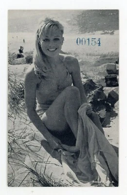 Tarjeta Arcade People Mujeres Risque Bikini Rubio Playa #154 Foto 1 de 2