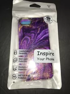 iPhone Case For Se 2020 /8/7 4.7" Violet Marble. - Picture 1 of 4