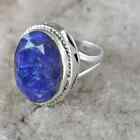 New Desing Lapis Lazuli Handmade 925 Sterling Silver Dainty Ring All Size KS1191