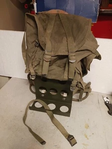 VINTAGE US MILITARY RADIO BACKPACK AND FRAME #194 - Picture 1 of 7